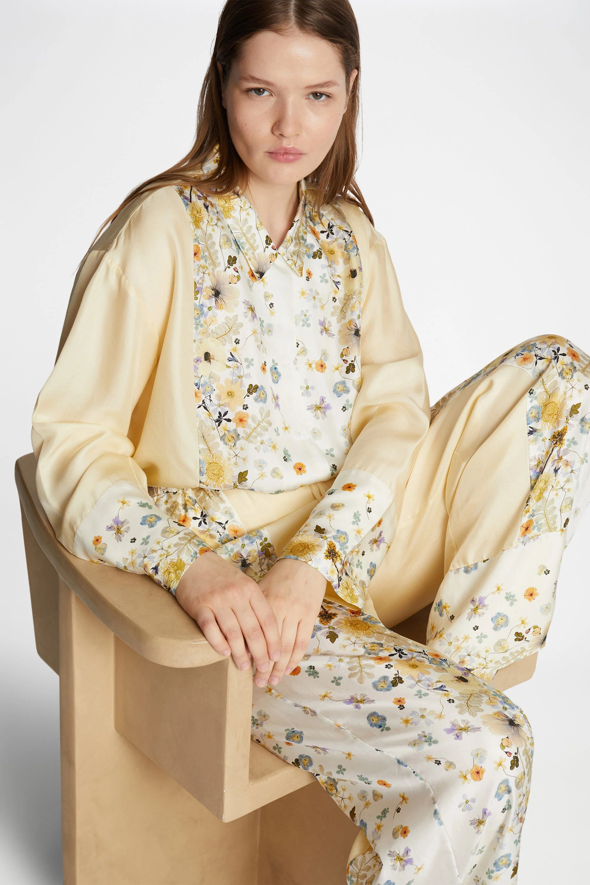 FAIZA SILK - CREME - Image 5